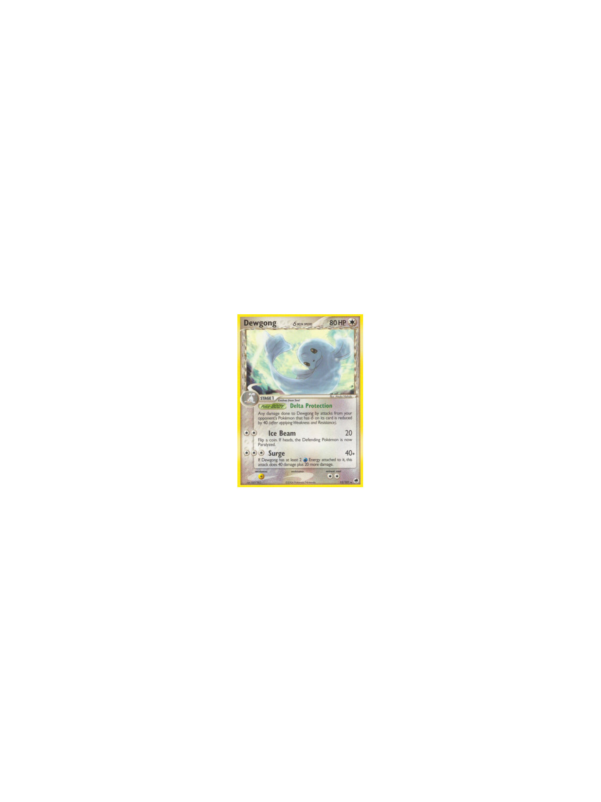 DF 015 - Dewgong Delta Species
