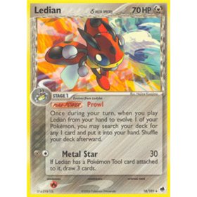 DF 018 - Ledian Delta Species - Reverse Holo DF 018 - Ledian Delta Species - Reverse Holo