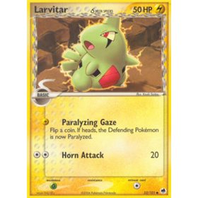 DF 052 - Larvitar Delta Species - Reverse Holo DF 052 - Larvitar Delta Species - Reverse Holo