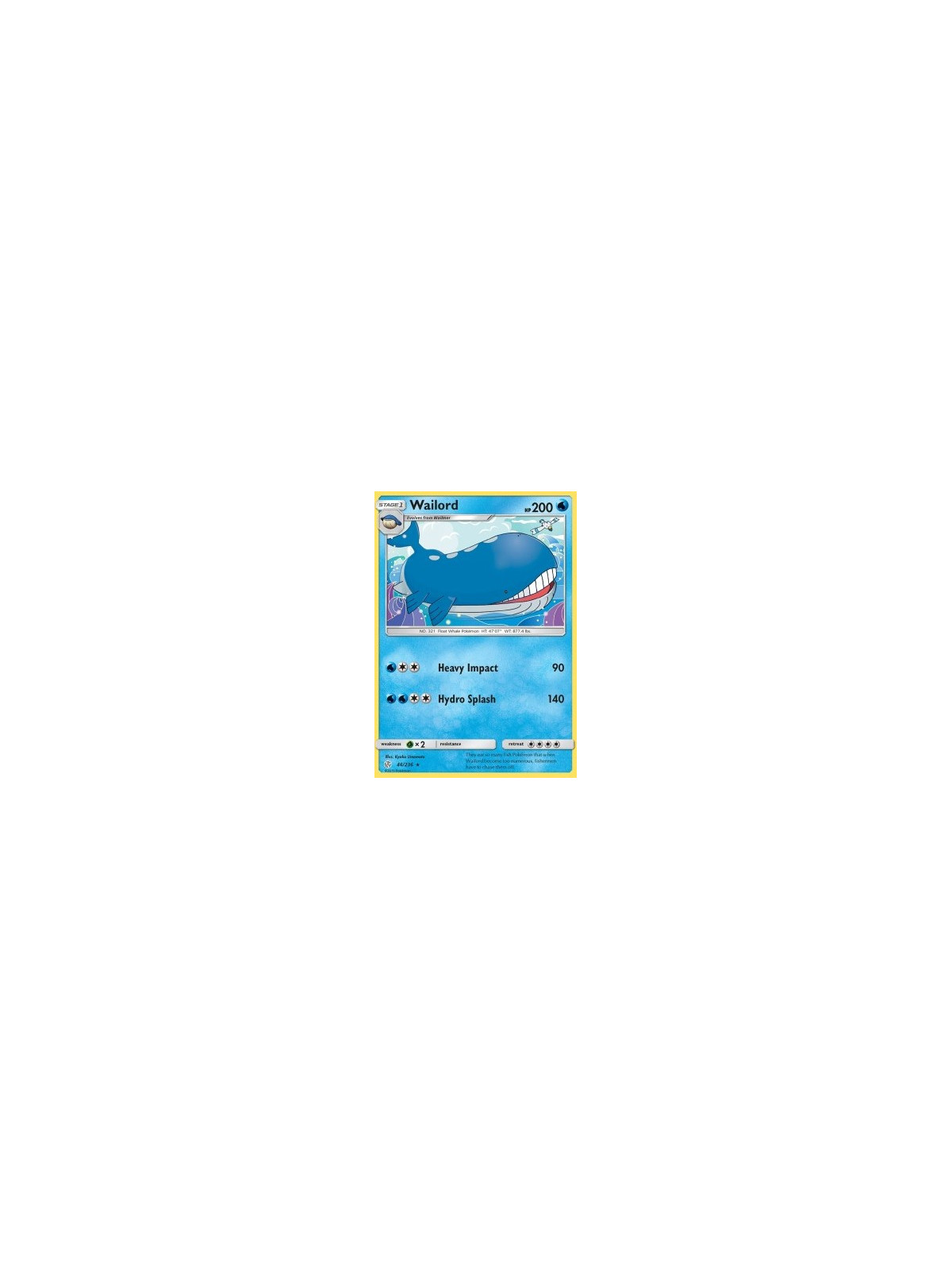 CEC 046 - Wailord - Reverse Holo