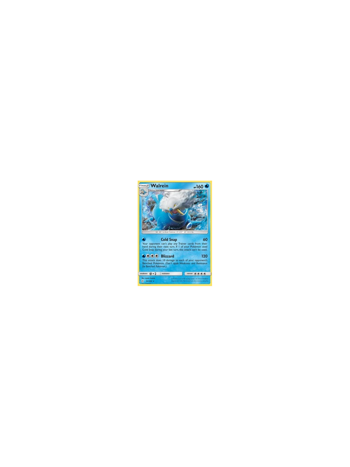 CEC 052 - Walrein - Reverse Holo