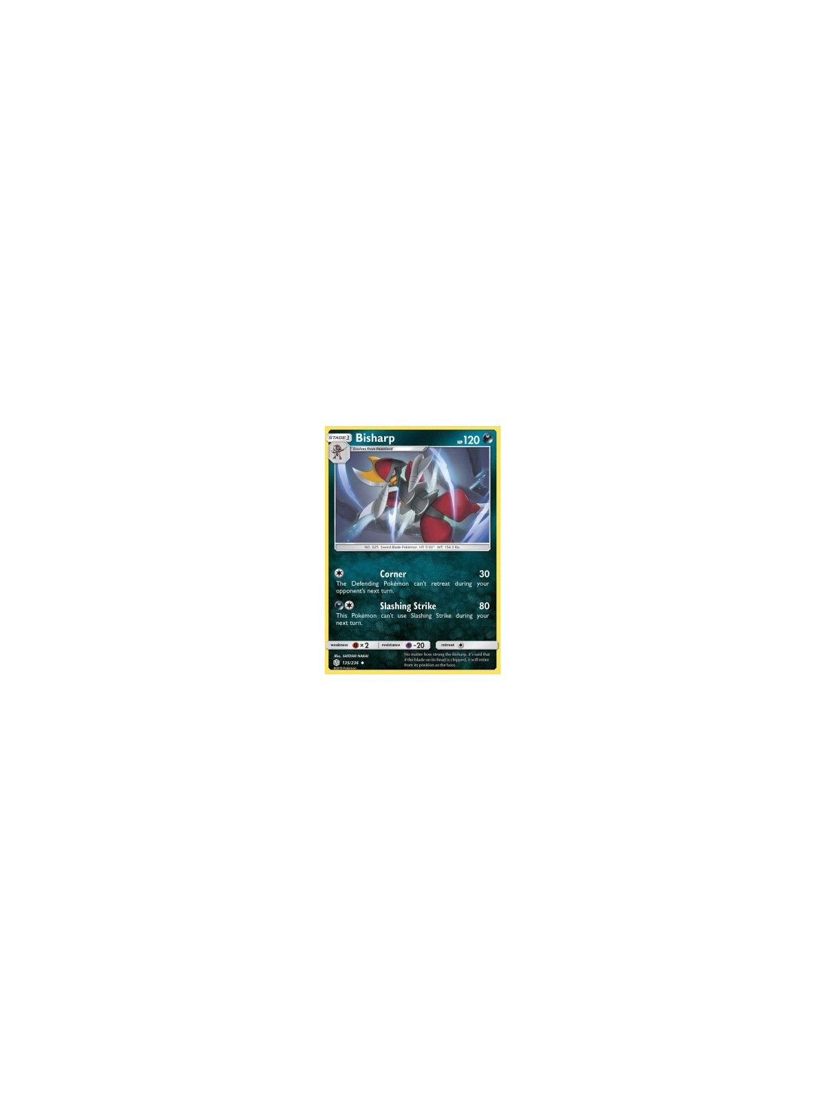CEC 135 - Bisharp - Reverse Holo