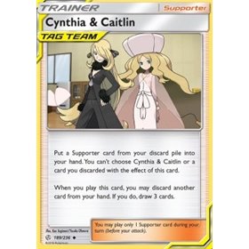 CEC 189 - Cynthia & Caitlin - Reverse Holo CEC 189 - Cynthia & Caitlin - Reverse Holo