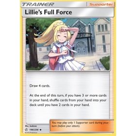 CEC 196 - Lillie's Full Force - Reverse Holo CEC 196 - Lillie's Full Force - Reverse Holo
