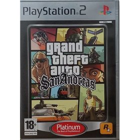Grand Theft Auto San Andreas (Platinum) - PS2 Grand Theft Auto San Andreas (Platinum) - PS2