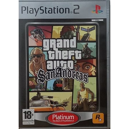 Grand Theft Auto San Andreas (Platinum) - PS2