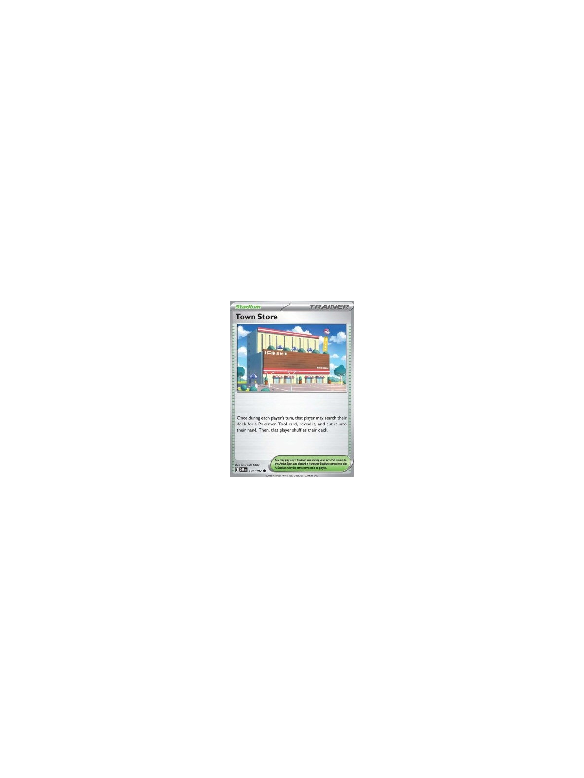 OBF 196 - Town Store - Reverse Holo