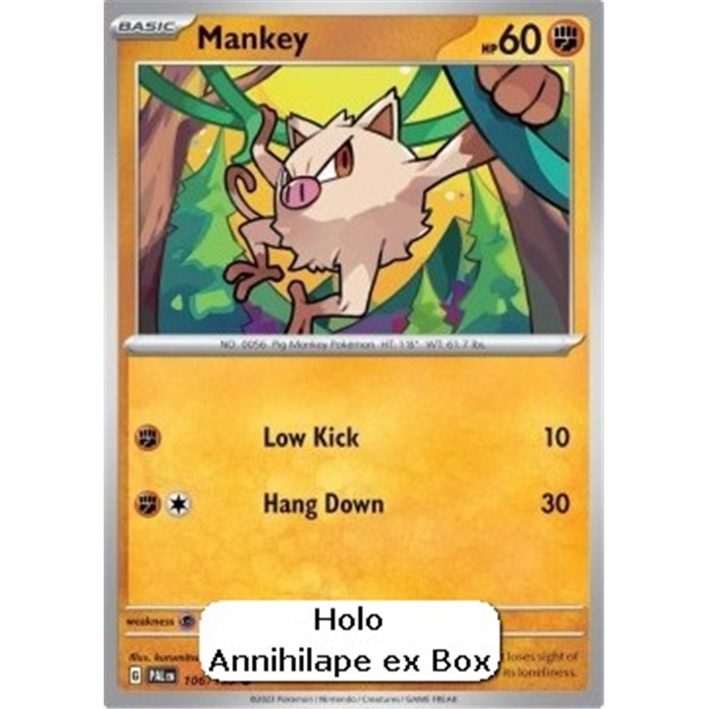 PAL 106 - Mankey - Promo
