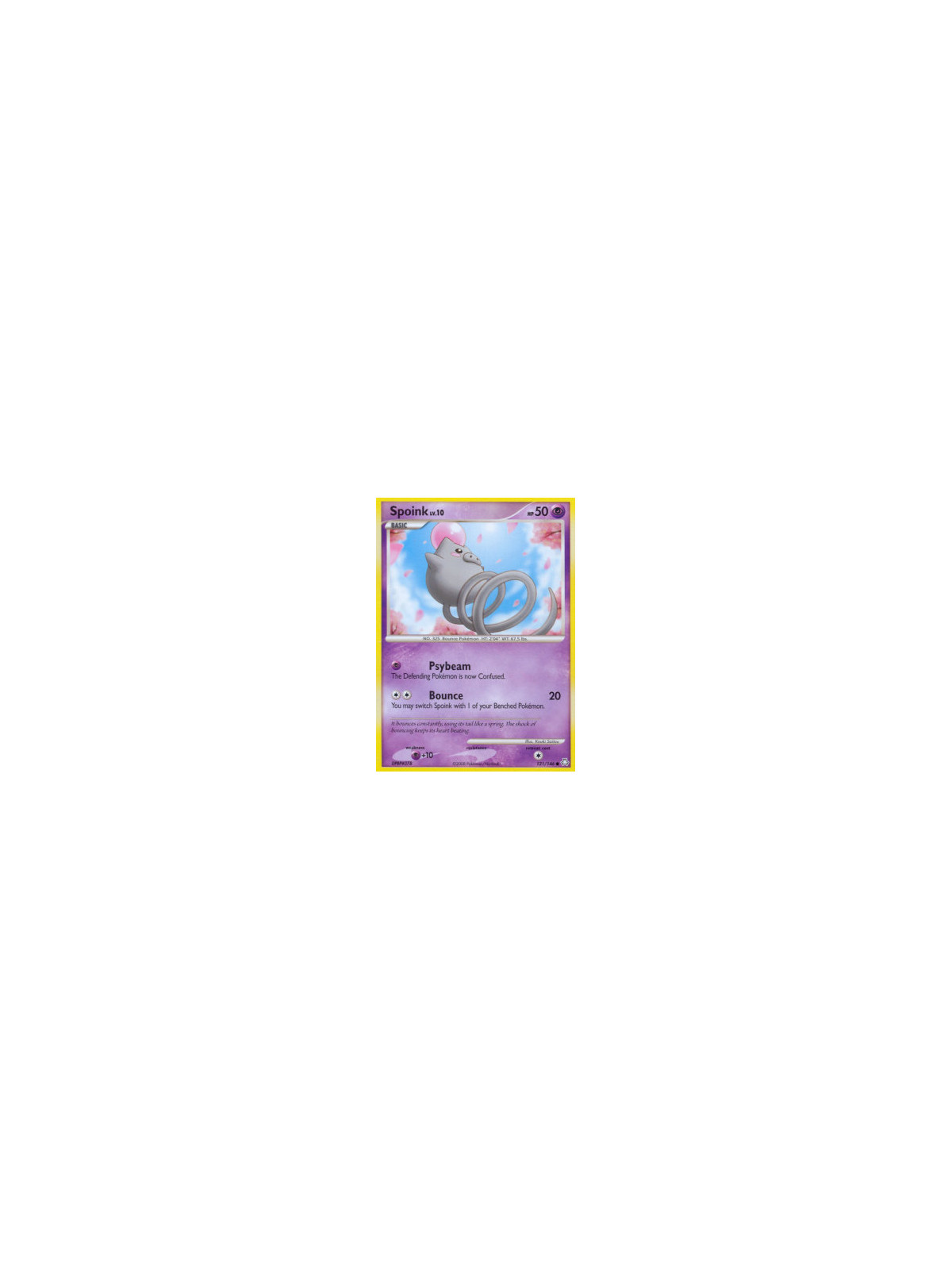 LA 121 - Spoink Lv.10 