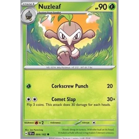 TEF 004 - Nuzleaf - Reverse Holo