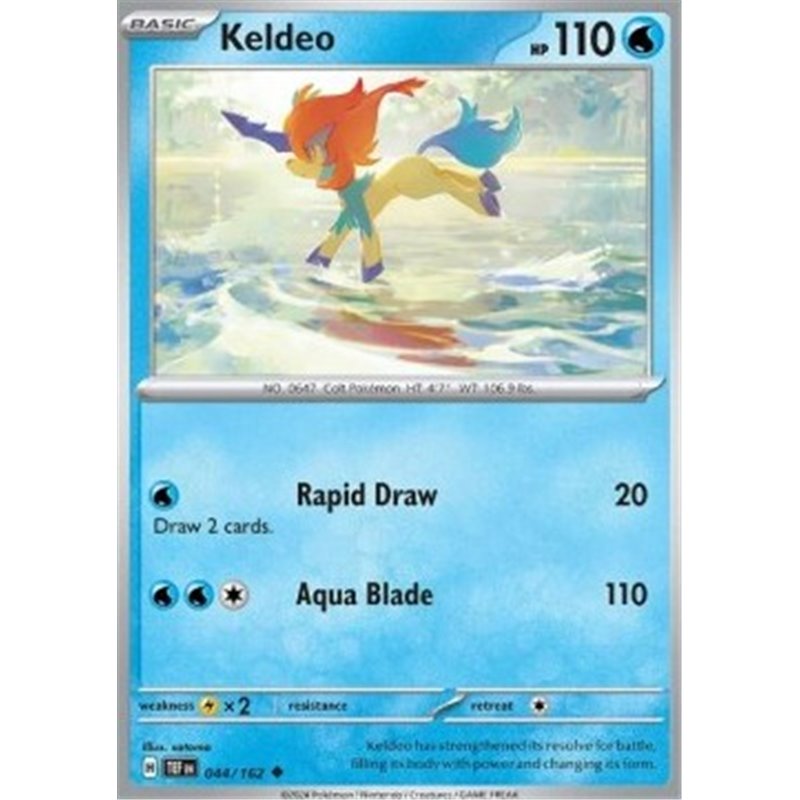 TEF 044 - Keldeo - Reverse Holo
