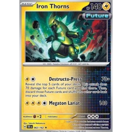 TEF 062 - Iron Thorns - Reverse Holo