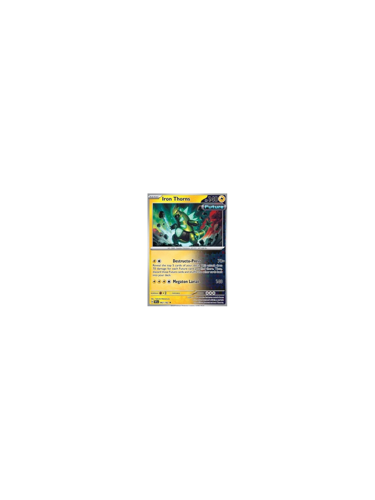 TEF 062 - Iron Thorns - Reverse Holo