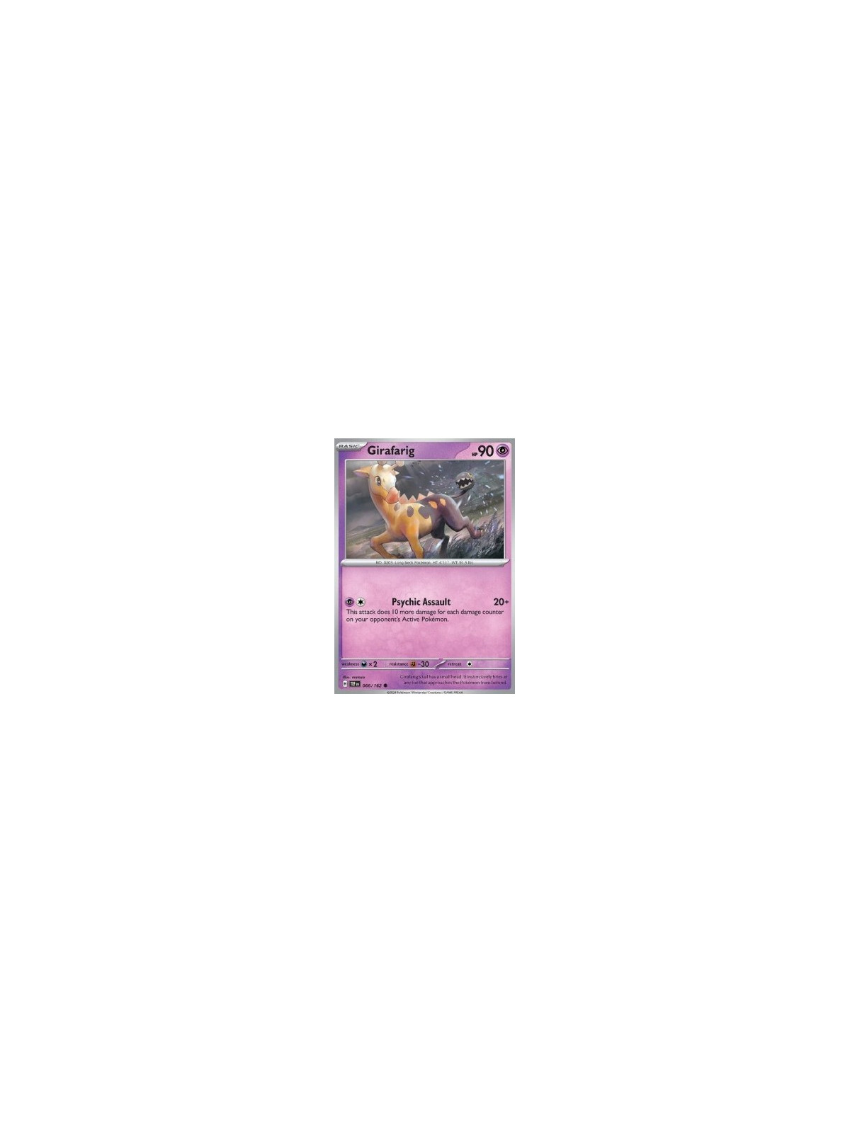 TEF 066 - Girafarig - Reverse Holo