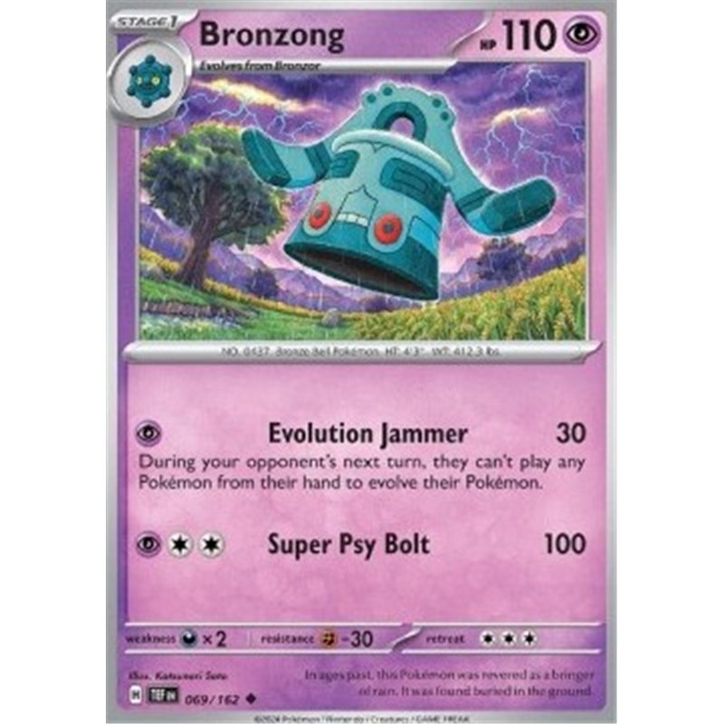 TEF 069 - Bronzong - Reverse Holo