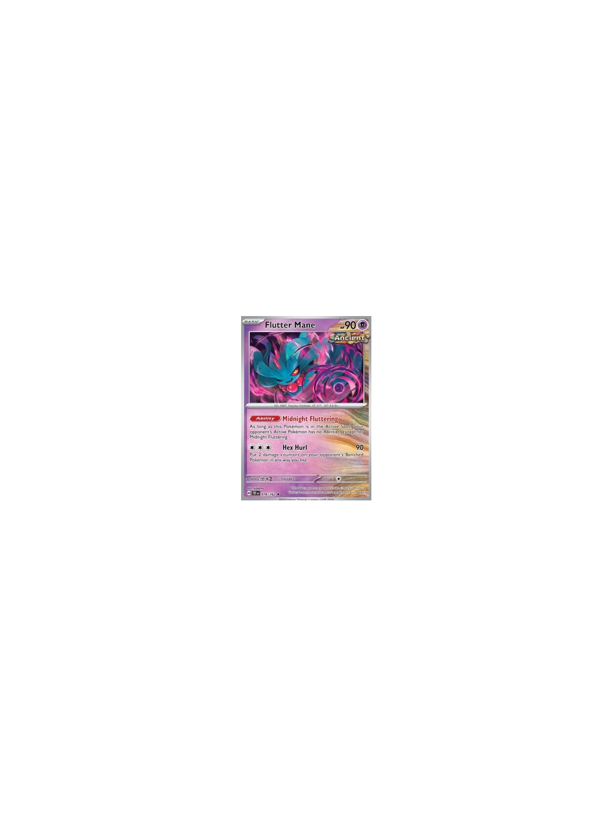 TEF 078 - Flutter Mane - Reverse Holo