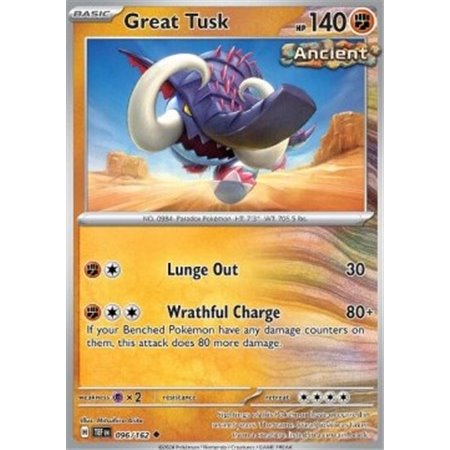 TEF 096 - Great Tusk  - Reverse Holo