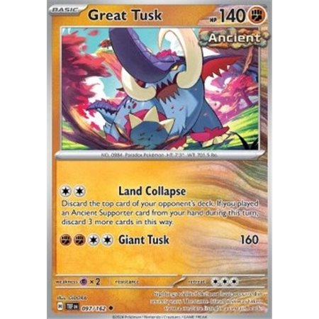 TEF 097 - Great Tusk - Reverse Holo