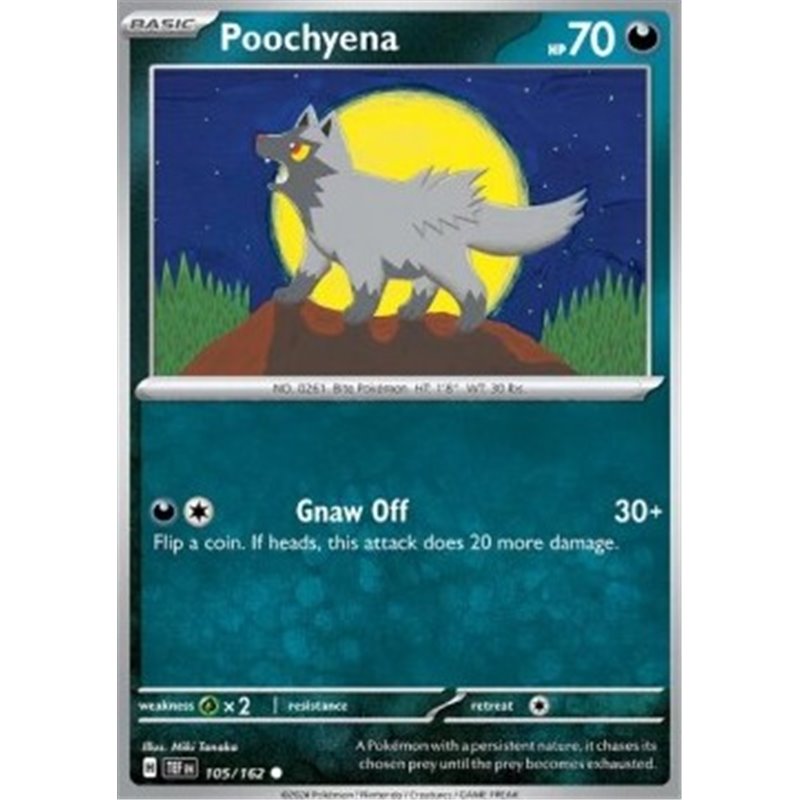 TEF 105 - Poochyena - Reverse Holo