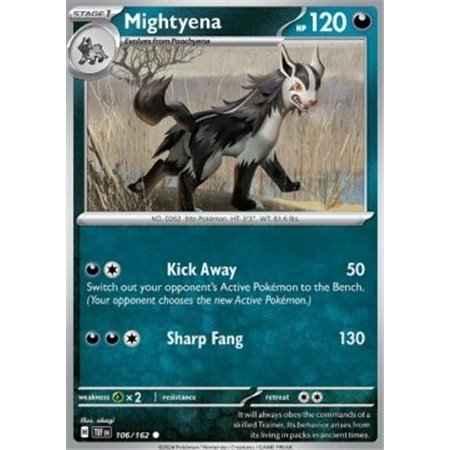 TEF 106 - Mightyena - Reverse Holo