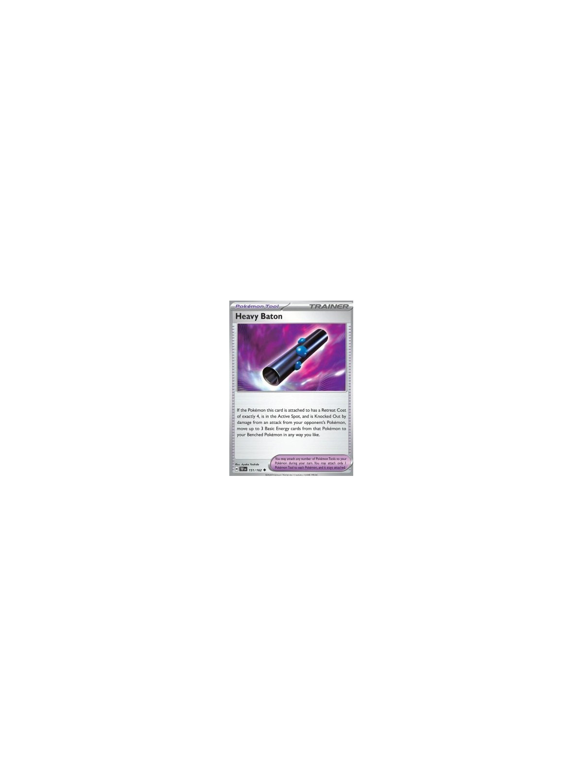 TEF 151 - Heavy baton - Reverse Holo