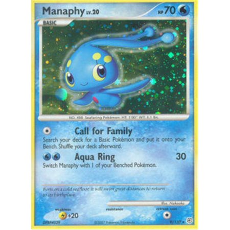 DP 009 - Manaphy Lv.20 - Reverse Holo - Stamped