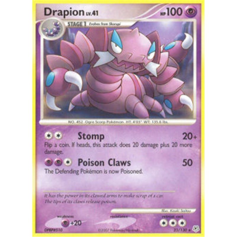 DP 023 - Drapion Lv.41 - Reverse Holo