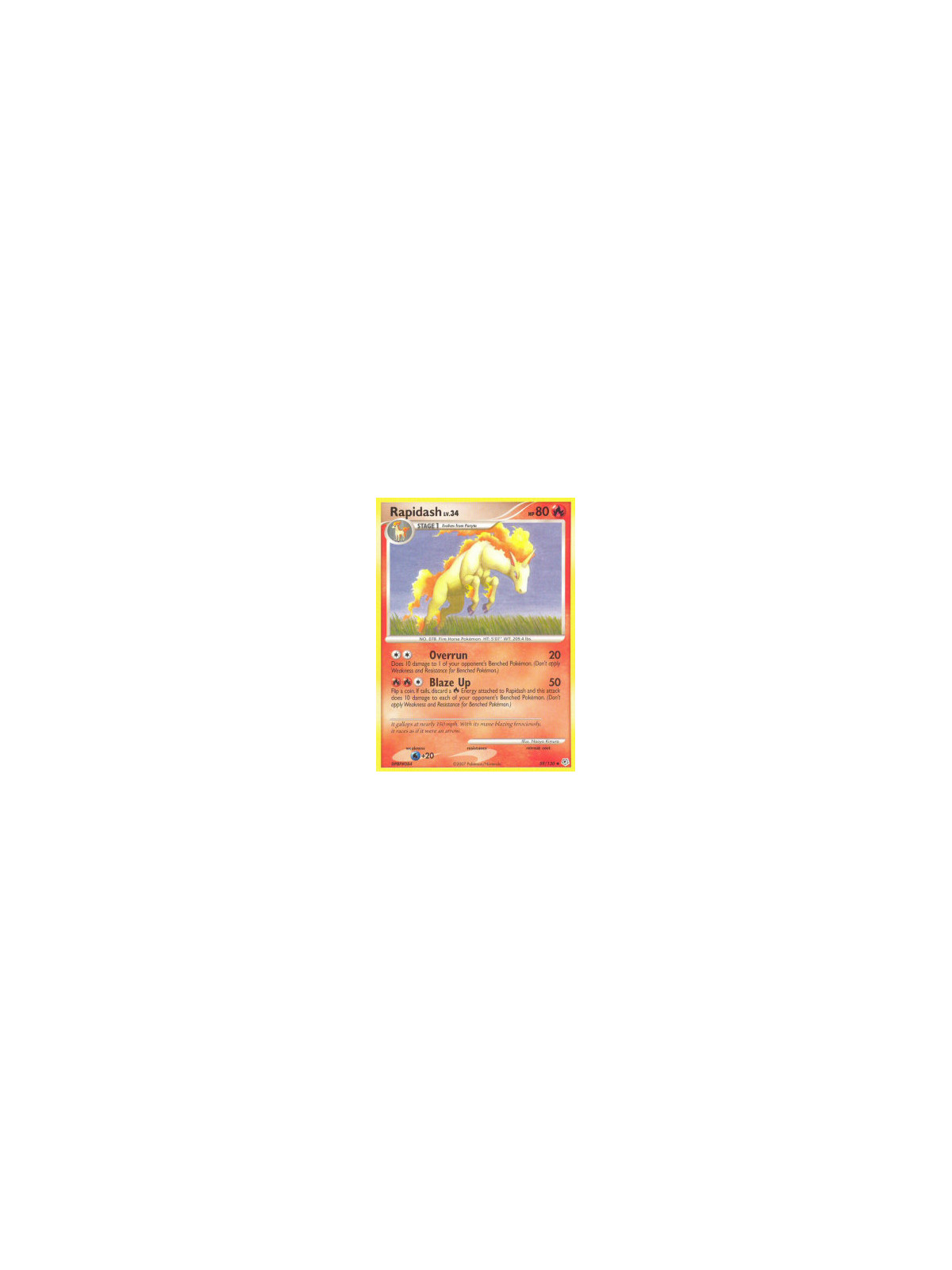 DP 059 - Rapidash Lv.34