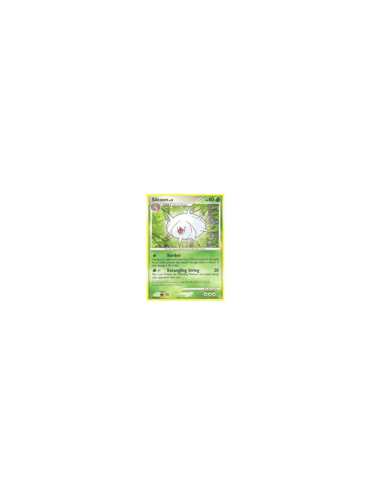 DP 063 - Silcoon Lv.8