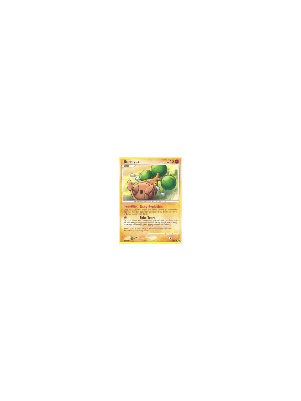 DP 071 - Bonsly Lv.6