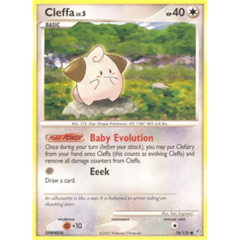 DP 078 - Cleffa Lv.5 - Reverse Holo