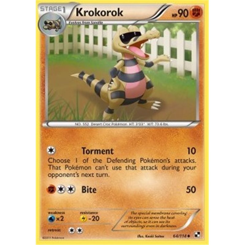 BLW 064 - Krokorok - Reverse Holo