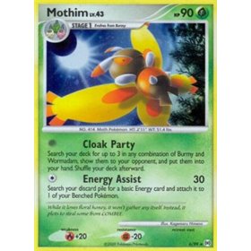 AR 006 - Mothim Lv.43- Reverse Holo AR 006 - Mothim Lv.43- Reverse Holo