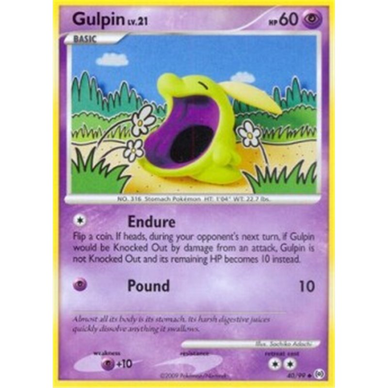 AR 040 - Gulpin Lv.21- Reverse Holo