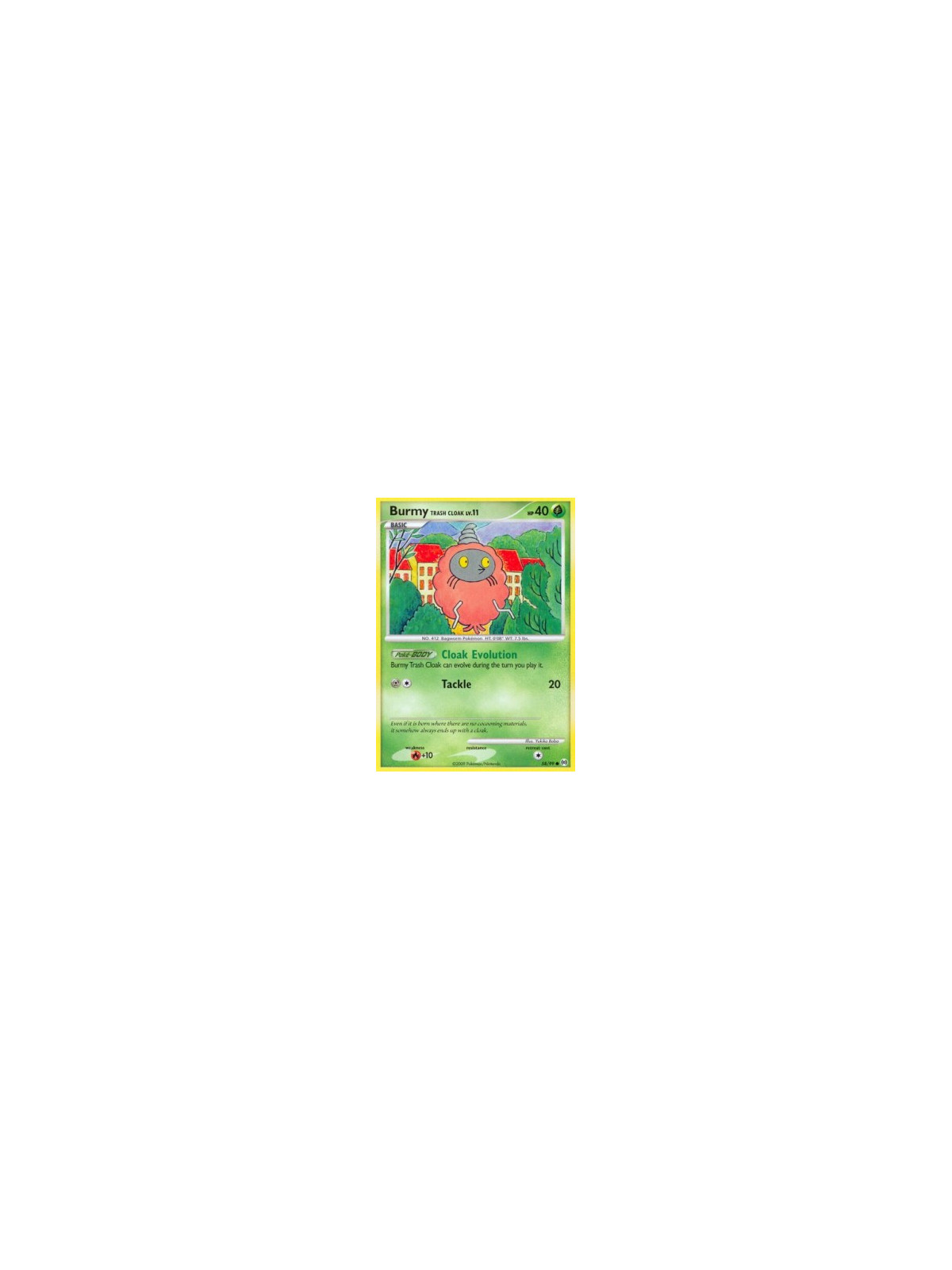 AR 058 - Burmy Trash Cloak Lv.11
