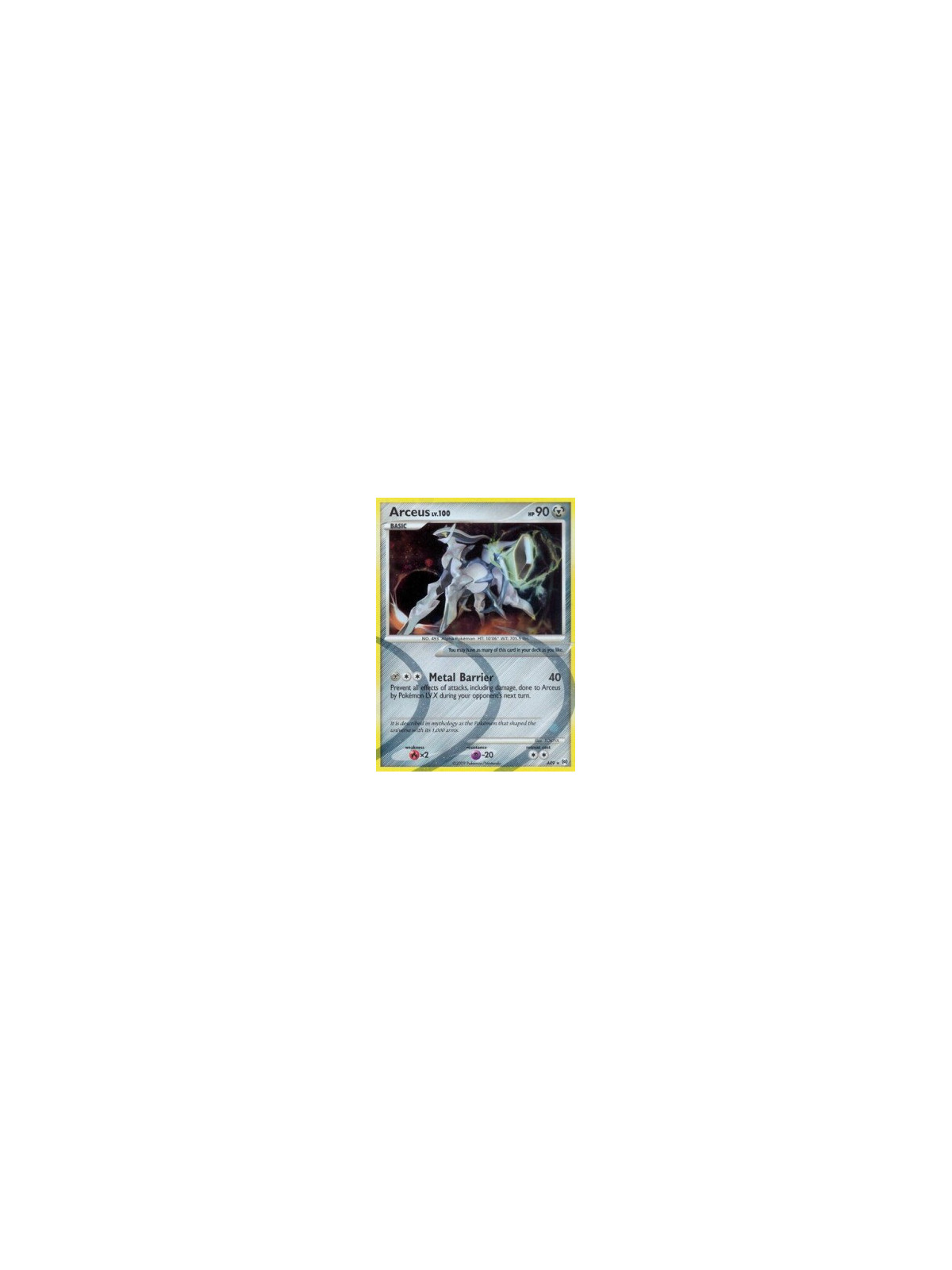 AR AR9 - Arceus Lv.100