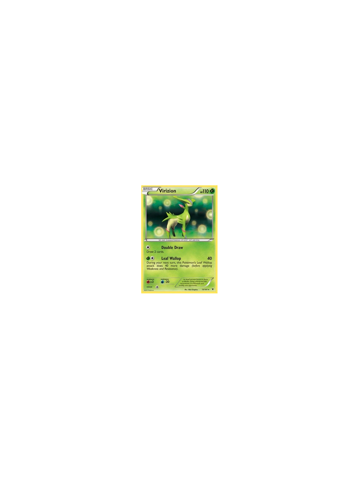 NVI 013 - Virizion - Reverse Holo