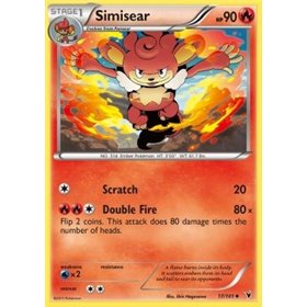 NVI 017 - Simisear - Reverse Holo NVI 017 - Simisear - Reverse Holo