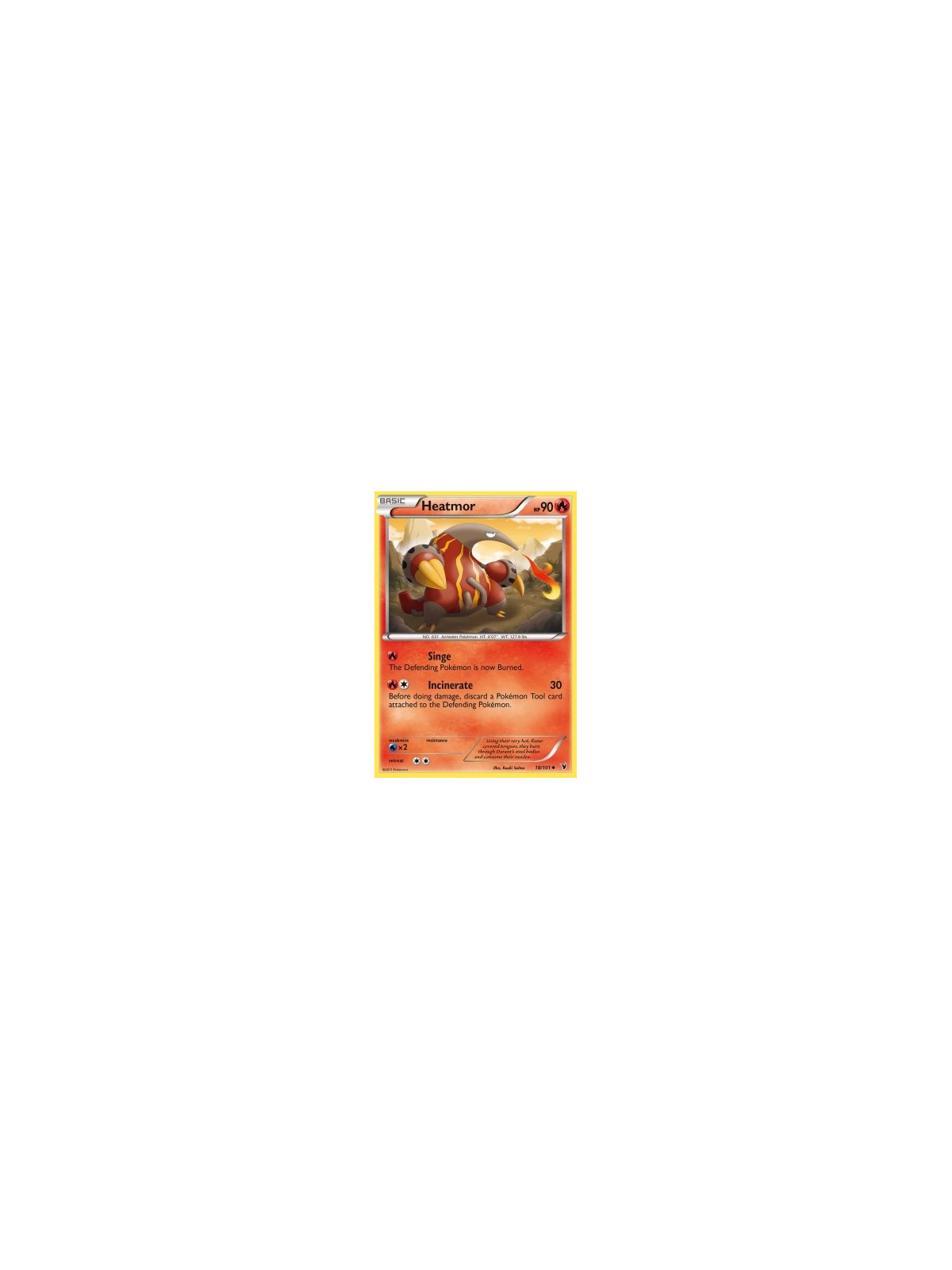 NVI 018 - Heatmor - Reverse Holo