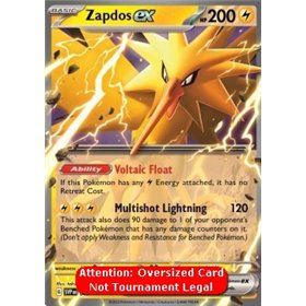 SVP 049 - Zapdos ex - Oversized Card SVP 049 - Zapdos ex - Oversized Card