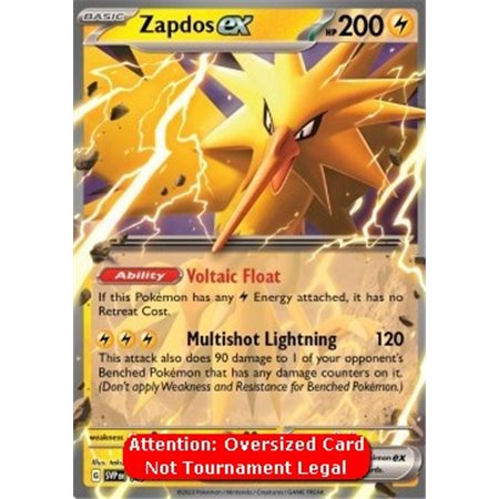 SVP 049 - Zapdos ex - Oversized Card