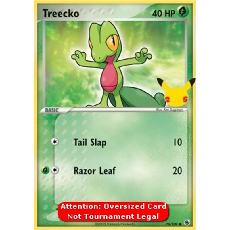 RS 076 - Treecko - Oversized Card