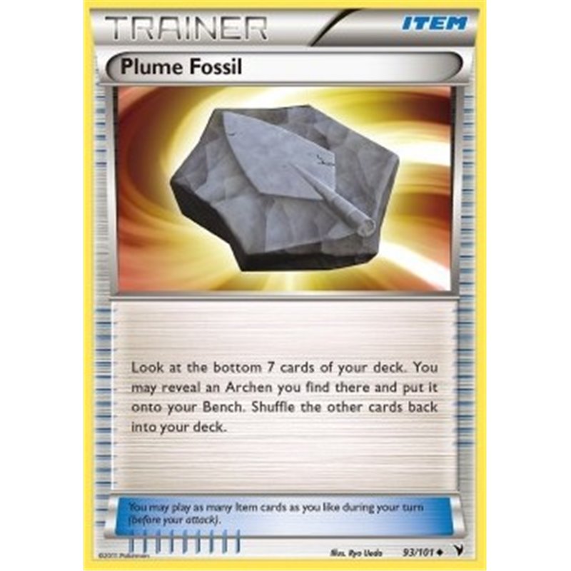 NVI 093 - Plume Fossil - Reverse Holo