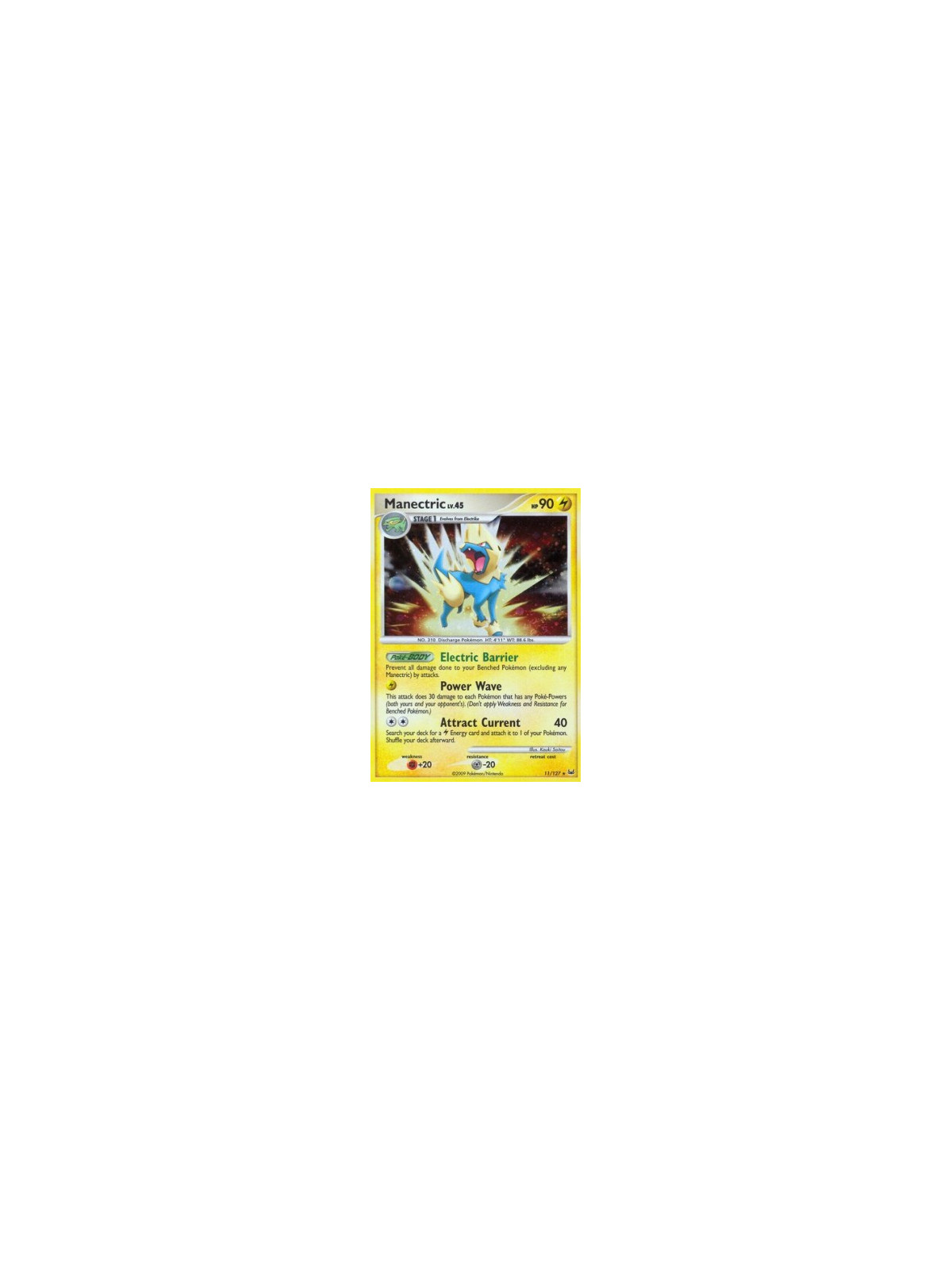 PL 011 - Manectric Lv.45 - Reverse Holo