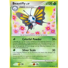 PL 021 - Beautifly Lv.37 - Reverse Holo PL 021 - Beautifly Lv.37 - Reverse Holo
