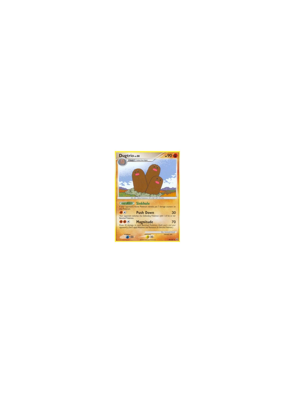 PL 024 - Dugtrio Lv.50
