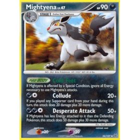 PL 054 - Mightyena Lv.47 - Reverse Holo PL 054 - Mightyena Lv.47 - Reverse Holo