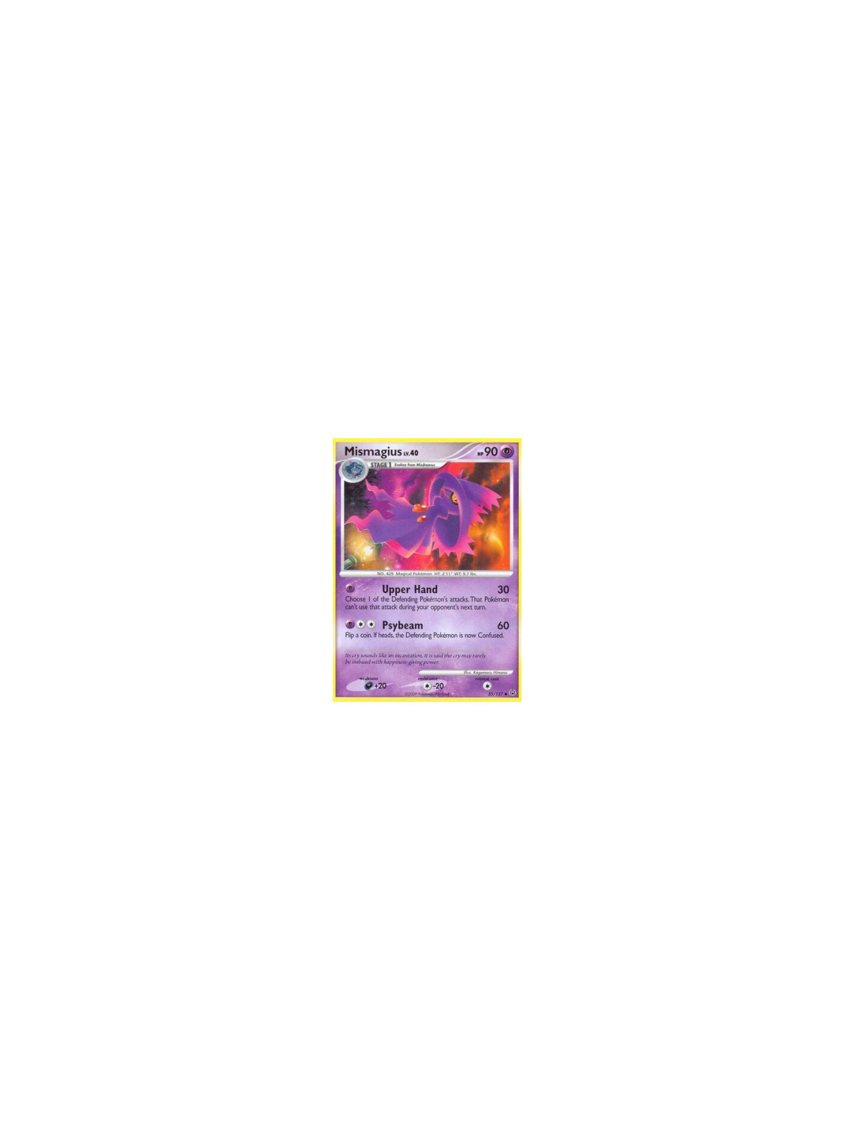 PL 055 - Mismagius Lv.40 - Reverse Holo