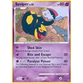 PL 061 - Seviper Lv.30 - Reverse Holo PL 061 - Seviper Lv.30 - Reverse Holo