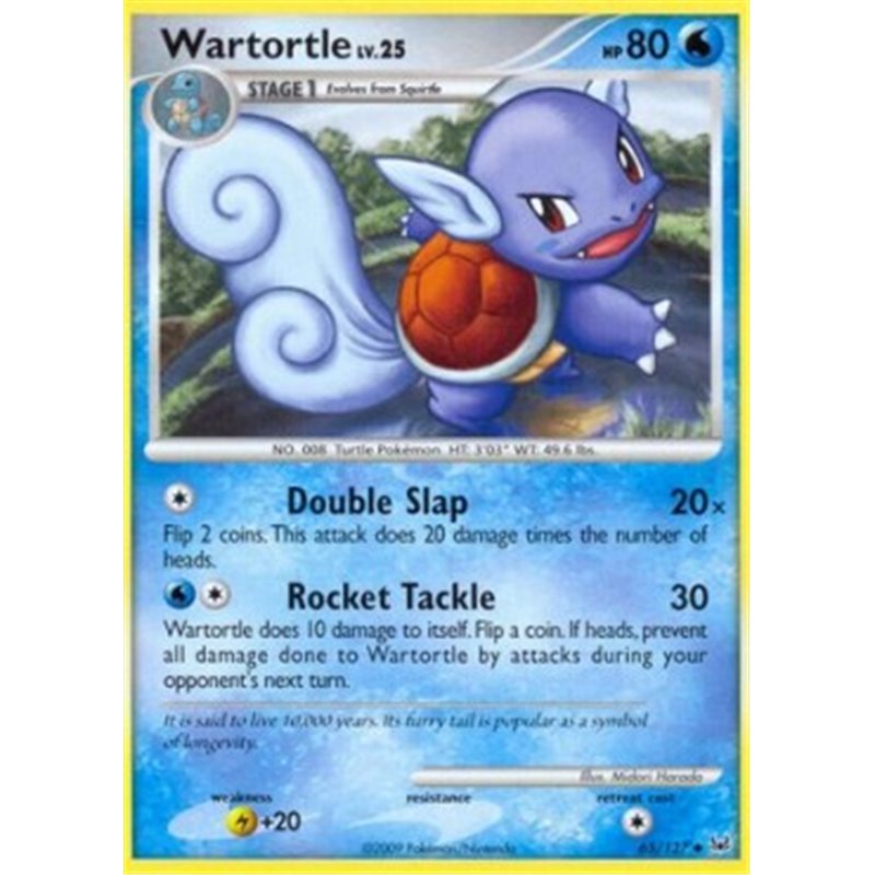 PL 065 - Wartortle Lv.25 - Reverse Holo